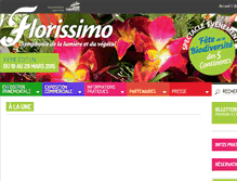 Tablet Screenshot of florissimo.fr